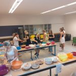 Salatbuffet des Elternvereins